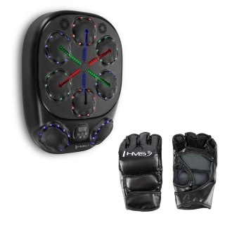 TB10 ELEKTRONICZNA TARCZA BOKSERSKA BLUETOOTH Z MUZYKĄ I RĘKAWICAMI BATERIA 4000MAH HMS