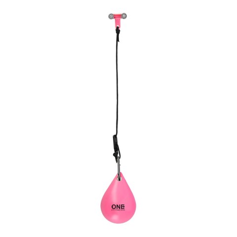 OHA02 HULA HOP PINK Z WYPUSTKAMI I OBCIĄŻNIKIEM ONE FITNESS