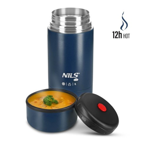 NC3802 TERMOS OBIADOWY 1000ML NIEBIESKI NILS CAMP
