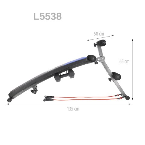 L5538B ŁAWKA SKOŚNA DO ĆWICZEŃ ONE FITNESS