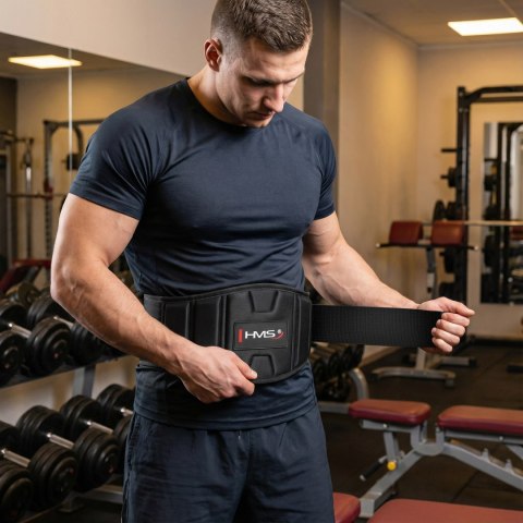 PA3448 BLACK ROZM. S PAS DO ĆWICZEŃ SIŁOWYCH HMS