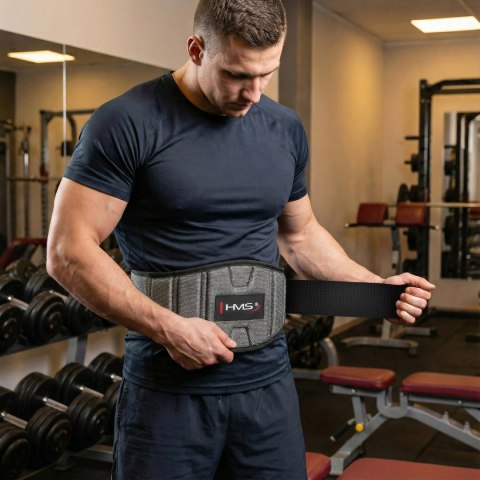 PA3448 GRAY ROZM. XL PAS DO ĆWICZEŃ SIŁOWYCH HMS