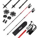 TK8601 RED KIJE TREKKINGOWE ALUMINIOWE NILS