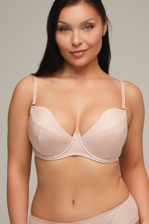 Biustonosz push up Biustonosz Push-up Model 2202 Beige - Ava