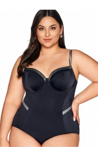 Jednoczęściowy strój kąpielowy Kostium kąpielowy Model SKJ63 Black - Ava