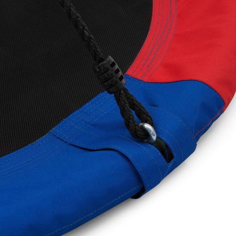 NB5003 BOCIANIE GNIAZDO HUŚTAWKA NIEBIESKI CZERWONY POMARAŃCZOWY ŚR.90 CM NILS