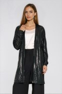 Cienki cekinowy blezer Z95 Black - Nife