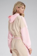 Bluza Damska Model M757 Beige/Pink - Figl