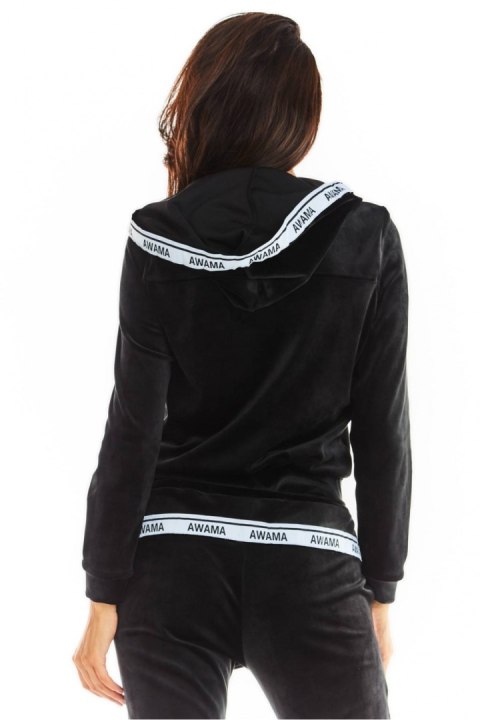 Bluza Damska Model A373 Black Welur - awama