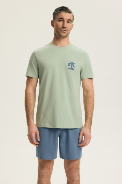 Piżama Męska Model Break 44507 Light Green - Henderson