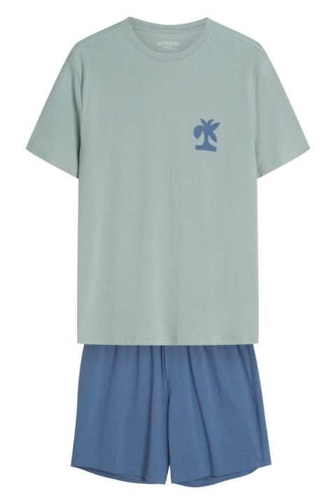 Piżama Męska Model Break 44507 Light Green - Henderson