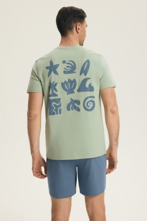 Piżama Męska Model Break 44507 Light Green - Henderson