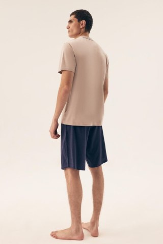 Piżama Męska Model Dreamber 42632-02X Beige/Blue - Henderson