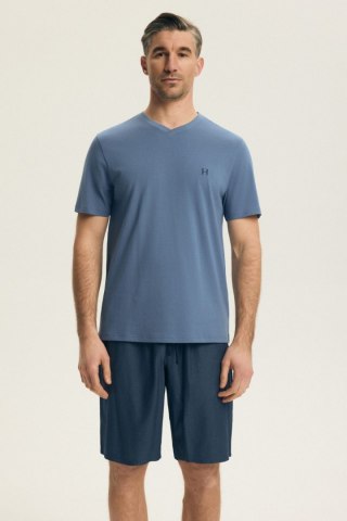 Piżama Męska Model Post 44608 Indygo - Henderson