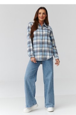 Koszula Damska Model C35 Wzór 11 - Makadamia