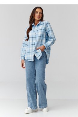 Koszula Damska Model C35 Wzór 12 - Makadamia