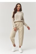 Spodnie Jeansy Damskie Model C31 Beige - Makadamia