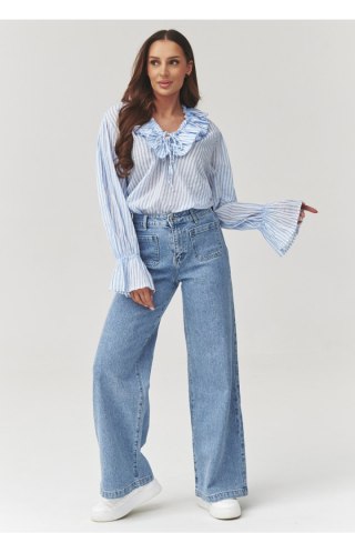 Spodnie Jeansy Damskie Model C32 Denim - Makadamia