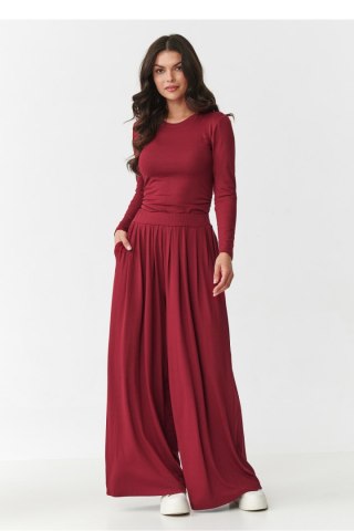 Spodnie Komplet Model M892 Bordo - Makadamia