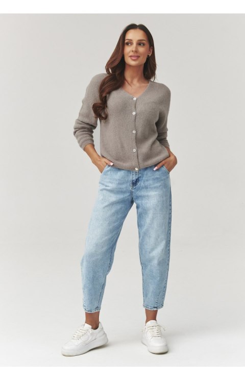 Sweter Damski Model C38 Mocca - Makadamia