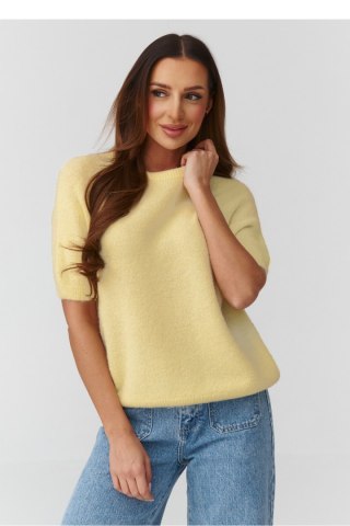 Sweter Damski Model C45 Yellow - Makadamia