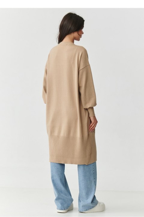 Sweter Kardigan Model S167 Piasek - Makadamia