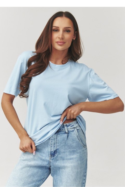 Tshirt Damski Model C41 Błękit - Makadamia