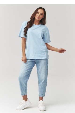Tshirt Damski Model C41 Błękit - Makadamia