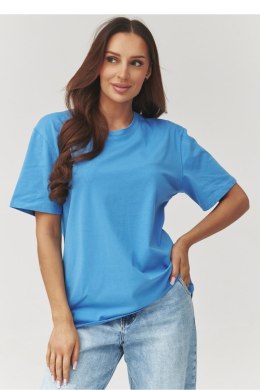 Tshirt Damski Model C41 Blue Jeans - Makadamia