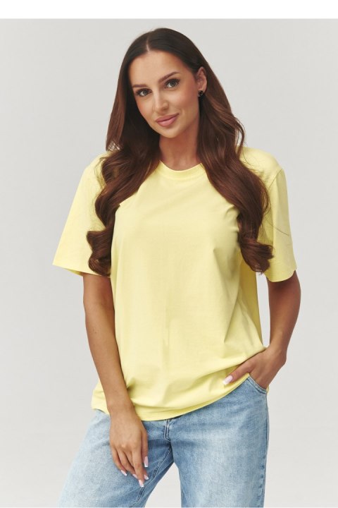 Tshirt Damski Model C41 Yellow - Makadamia