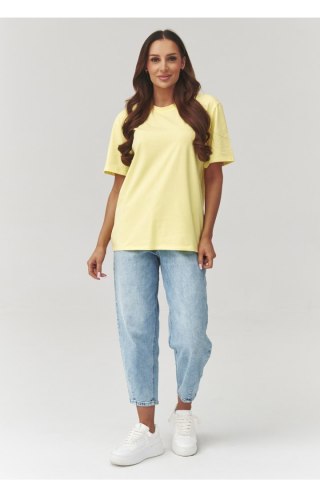Tshirt Damski Model C41 Yellow - Makadamia