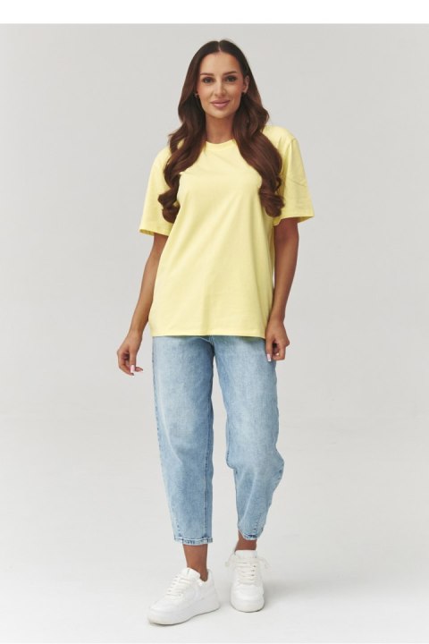 Tshirt Damski Model C41 Yellow - Makadamia