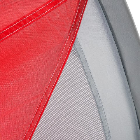 NC3142 CZERWONO-SZARY NAMIOT PLAŻOWY SAMOROZKŁADAJĄCY PODŁOGA NILS