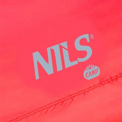 NC3142 CZERWONO-SZARY NAMIOT PLAŻOWY SAMOROZKŁADAJĄCY PODŁOGA NILS