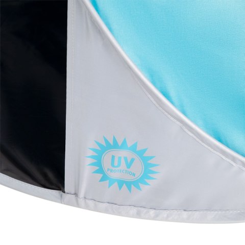 NC3174 TURKUSOWO-SZARY NAMIOT PLAŻOWY SAMOROZKŁADAJĄCY PODŁOGA NILS