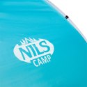 NC3174 TURKUSOWO-SZARY NAMIOT PLAŻOWY SAMOROZKŁADAJĄCY PODŁOGA NILS