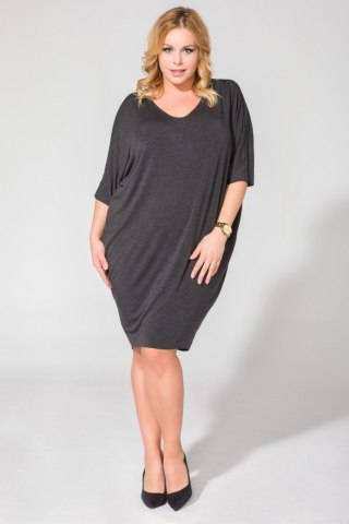 Sukienka Model PS1 Dark Grey - Tessita