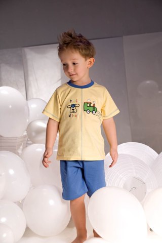 Piżama Model Samuel 2973 Yellow/Blue - Piccolo Meva