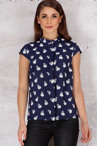 Koszula Damska Model M061 Torebki Navy - Infinite You