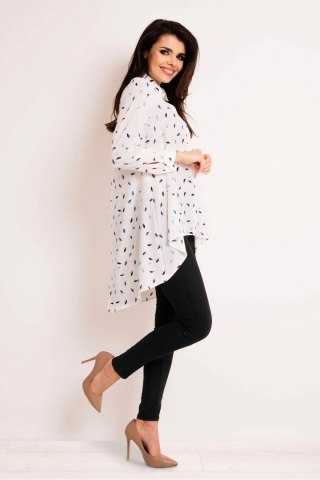 Koszula Damska Model M125 Blue Parasolki - Infinite You