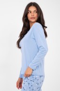 Piżama Damska Model DU-PI-FP-007.69 Light Blue - Forever Pink