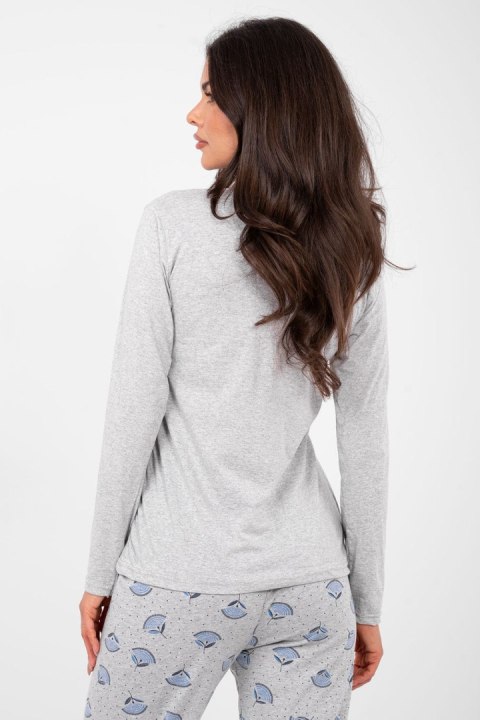 Piżama Damska Model DU-PI-FP-008.30 Grey - Forever Pink