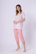 Piżama Damska Model Odetta 1722 Coral/White - M-Max