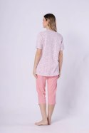 Piżama Damska Model Odetta 1722 Coral/White - M-Max