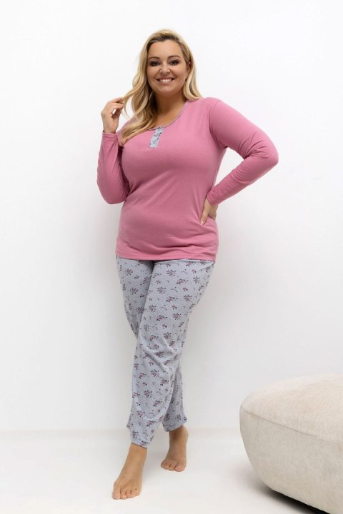 Piżama Damska Plus Size Model DU-PI-FP-501.22 Pink - Forever Pink