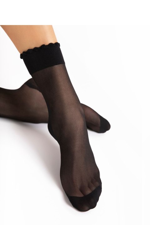 Skarpetki Model Pico Massage 20 Den Black - Fiore
