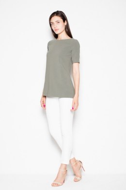 Bluzka Model VT006 Oliwka - Venaton