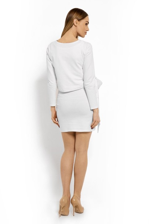 Sukienka Ciążowa Model 1624C White - PeeKaBoo