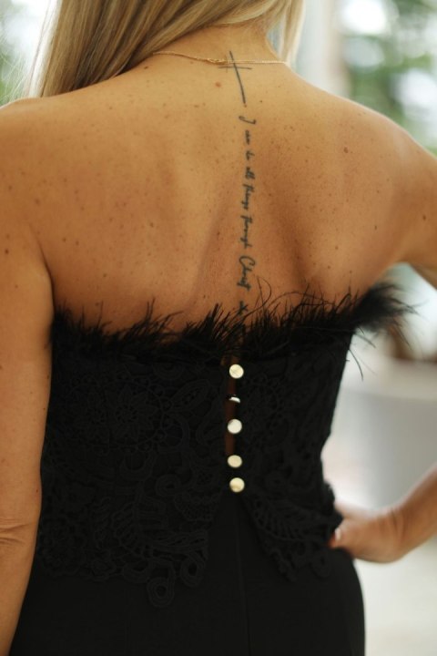 Koszulka Gorset Model Lila Black Gipura - Jersa