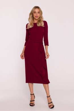Sukienka Model S425 Bordo - Stylove